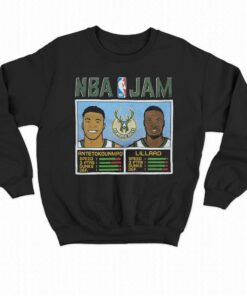 Nba Jam Bucks Antetokounmpo And Lillard Shirt 3 Nba Jam Bucks Antetokounmpo And Lillard Shirt 4 1