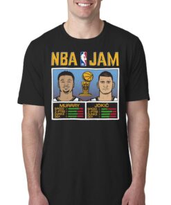 Nba Jam Nikola Jokic And Jamal Murray Denver Nuggets Unisex 2023 Nba Finals Champions Shirt Nba Jam Nikola Jokic And Jamal Murray Denver Nuggets Unisex 2023 Nba Finals Champions Shirt