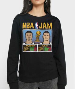 Nba Jam Nikola Jokic And Jamal Murray Denver Nuggets Unisex 2023 Nba Finals Champions Shirt 3 Nba Jam Nikola Jokic And Jamal Murray Denver Nuggets Unisex 2023 Nba Finals Champions Shirt 4
