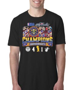 Nba The Finals 2023 Champions Denver Nuggets 4-1 Miami Heat Shirt Nba The Finals 2023 Champions Denver Nuggets 4-1 Miami Heat Shirt