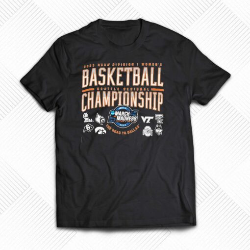 Ncaa Di Womens Basketball Seattle Regional 2023 Shirt