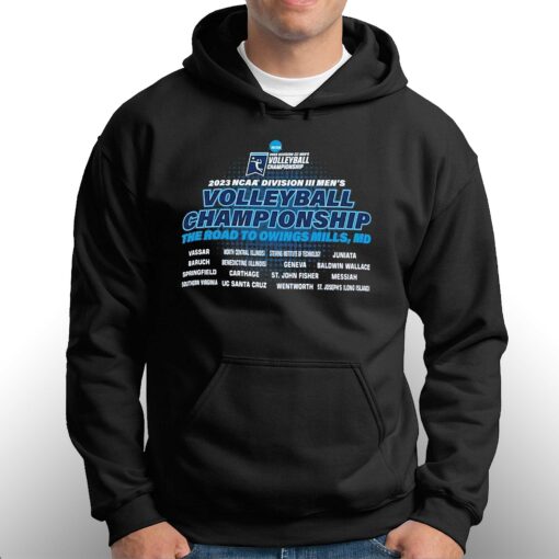 Ncaa Division Iii Mens Volleyball Championship 2023 The Road To Owings Mills Shirt