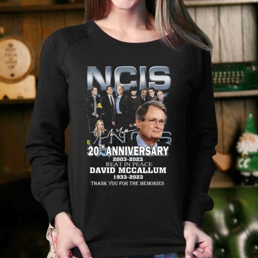 Ncis 20th Anniversary 2003 – 2023 Reat In Peace David Mccallum 1933 – 2023 Thank You For The Memories T-shirt