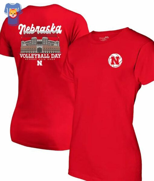 Nebraska Huskers 2023 Volleyball Day T-shirt