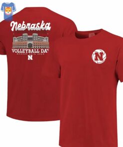 Nebraska Huskers 2023 Volleyball Day T-shirt 2 Nebraska Huskers 2023 Volleyball Day T shirt 3