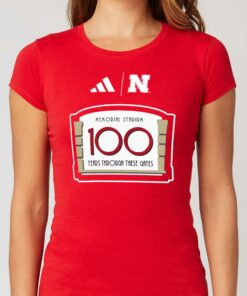Nebraska Huskers Adidas Memorial Stadium 100th Anniversary Sideline Strategy Fresh T-shirt Nebraska Huskers Adidas Memorial Stadium 100th Anniversary Sideline Strategy Fresh T-shirt