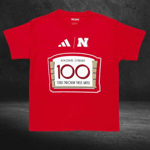 Nebraska Huskers Adidas Memorial Stadium 100th Anniversary Sideline Strategy Fresh T-shirt