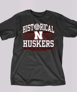 Nebraska Huskers Blue 84 Volleyball Day World Record T-shirt Nebraska Huskers Blue 84 Volleyball Day World Record T-shirt