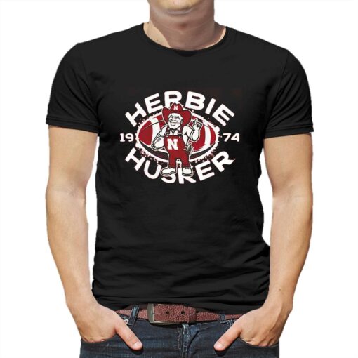 Nebraska Huskers Herbie Football Mascot T-shirt