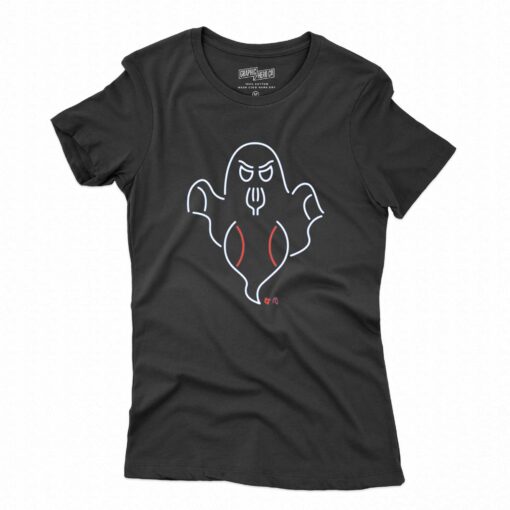 Neon Ghost Forkball Art Print T-shirt