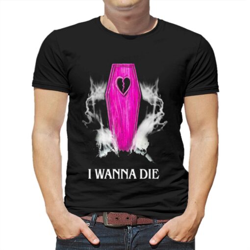 Nessa Barrett Mesh I Wanna Die T-shirt