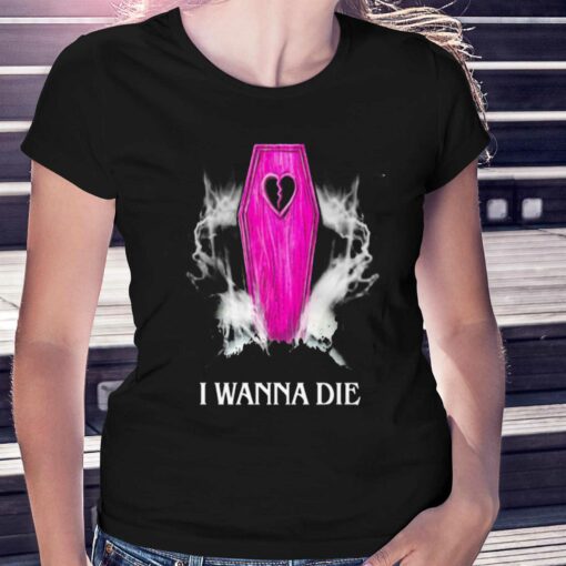 Nessa Barrett Mesh I Wanna Die T-shirt