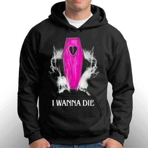 Nessa Barrett Mesh I Wanna Die T-shirt