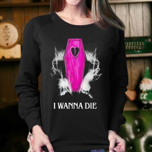 Nessa Barrett Mesh I Wanna Die T-shirt