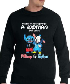 Never Underestimate A Woman Who Loves Mickey And Stitch Shirt 3 Never Underestimate A Woman Who Loves Mickey And Stitch Shirt 4 1