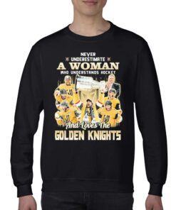 Never Underestimate A Woman Who Understands Hockey And Loves Golden Knights Team Champions Shirt 4 1