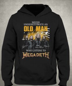 Never Underestimate An Old Man Who Listen To Megadeth T-shirt 2 Never Underestimate An Old Man Who Listen To Megadeth T shirt 3 1