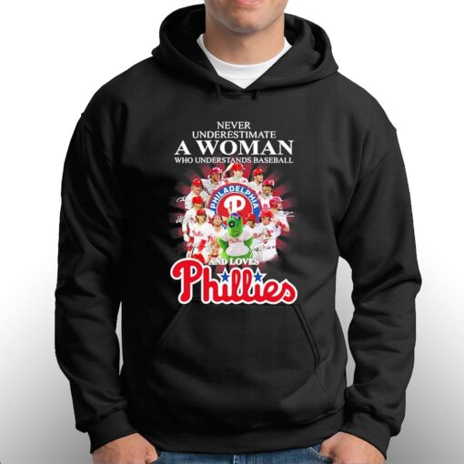 Never Underestimate Who Understands Basketball Team Philadelphia And Loves Phillies Shirt