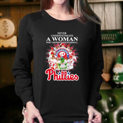 Never Underestimate Who Understands Basketball Team Philadelphia And Loves Phillies Shirt