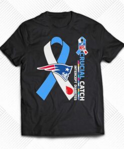 New England Patriots Crucial Catch Intercept Diabetes 2023 T-shirt