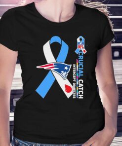 New England Patriots Crucial Catch Intercept Diabetes 2023 T-shirt