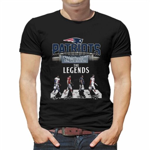 New England Patriots Thank You For The Memories The Legends T-shirt