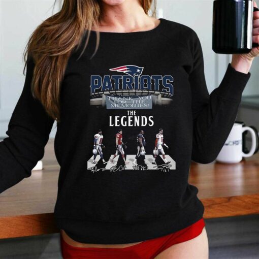 New England Patriots Thank You For The Memories The Legends T-shirt