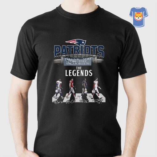 New England Patriots The Legends Thank You For The Memories T-shirt