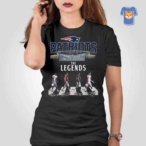 New England Patriots The Legends Thank You For The Memories T-shirt