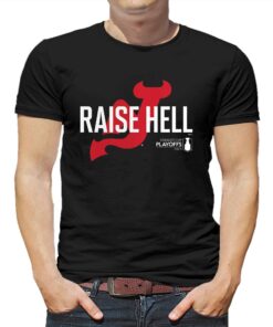 New Jersey Devils 2023 Stanley Cup Playoffs Slogan Raise Hell T-shirt