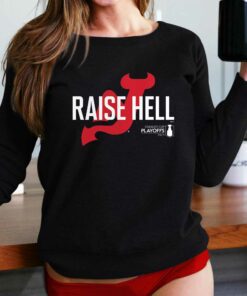 New Jersey Devils 2023 Stanley Cup Playoffs Slogan Raise Hell T-shirt