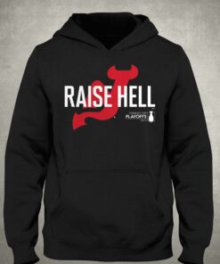New Jersey Devils 2023 Stanley Cup Playoffs Slogan Raise Hell T shirt 3