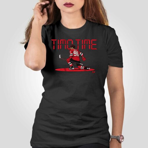 New Jersey Timo Meier Time T-shirt