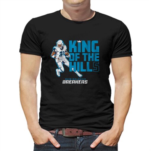 New Orleans Breakers Wes Hills King Of The Hills T-shirt