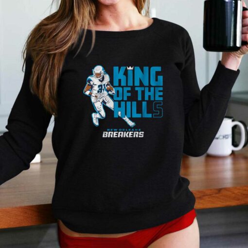 New Orleans Breakers Wes Hills King Of The Hills T-shirt