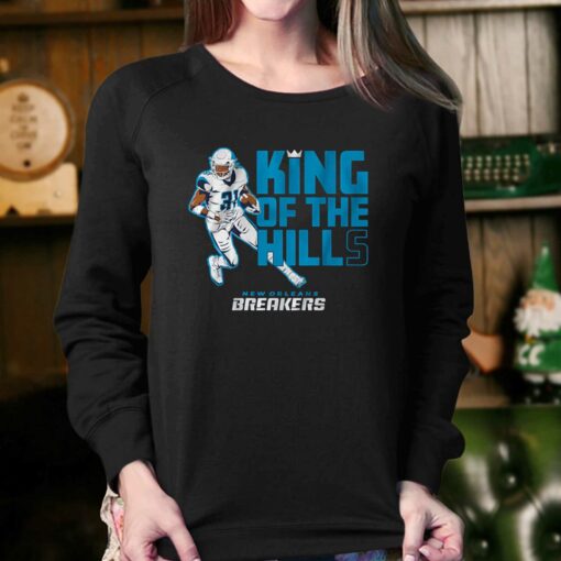 New Orleans Breakers Wes Hills King Of The Hills T-shirt