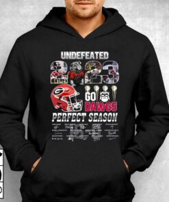 New Undefeated 2023 Go Dowgs Perfect Season Georgia Bulldogs T-shirt 2 New Undefeated 2023 Go Dowgs Perfect Season Georgia Bulldogs T shirt 3