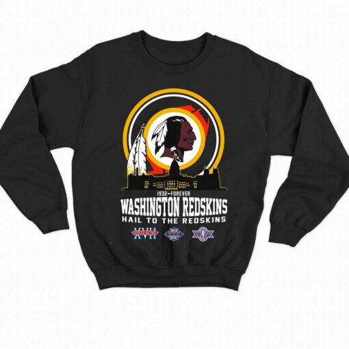 New Washington Redskins 1932-forever Hail To The Redskins T-shirt