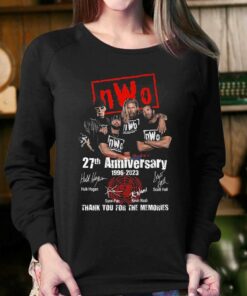 New World Order 27th Anniversary 1996 2023 Thank You For The Memories T shirt 4