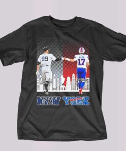 New York 2023 Aaron Judge And Josh Allen Signatures Shirt
