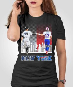 New York 2023 Aaron Judge And Josh Allen Signatures Shirt