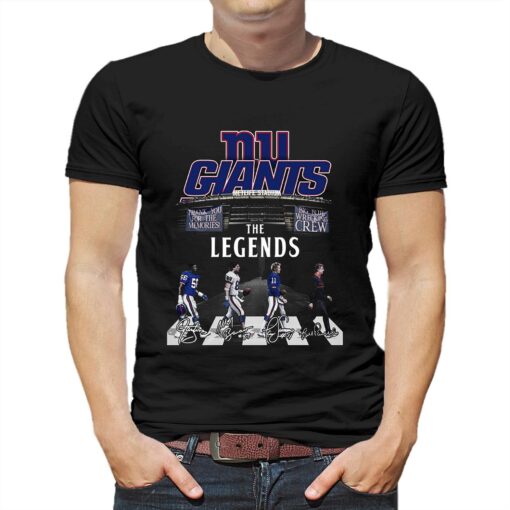 New York Gians Thank You For The Memories Big Blue Wrecking The Legends T-shirt