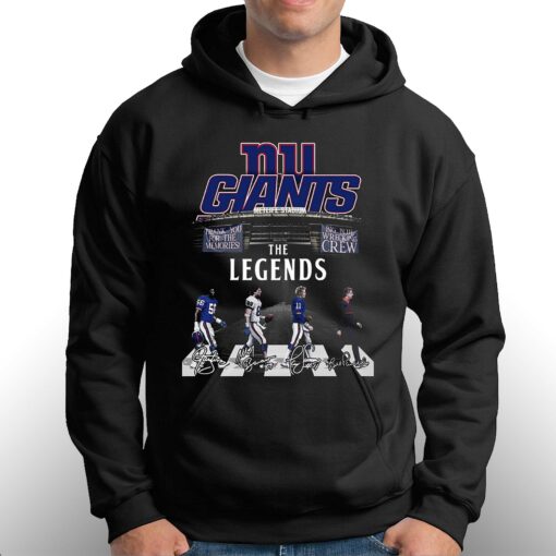 New York Gians Thank You For The Memories Big Blue Wrecking The Legends T-shirt