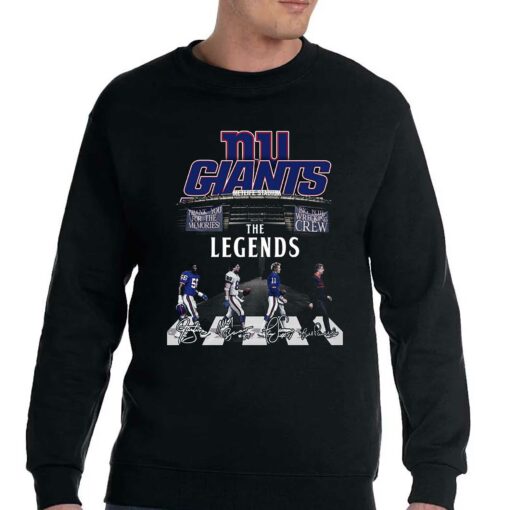 New York Gians Thank You For The Memories Big Blue Wrecking The Legends T-shirt