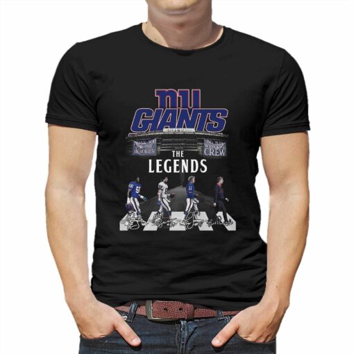 New York Gians The Legends Big Blue Wrecking Thank You For The Memories T-shirt