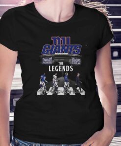 New York Gians The Legends Big Blue Wrecking Thank You For The Memories T-shirt