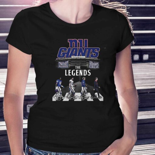 New York Gians The Legends Big Blue Wrecking Thank You For The Memories T-shirt