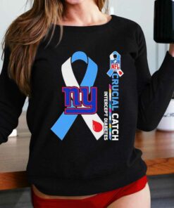 New York Giants Crucial Catch Intercept Diabetes 2023 T-shirt