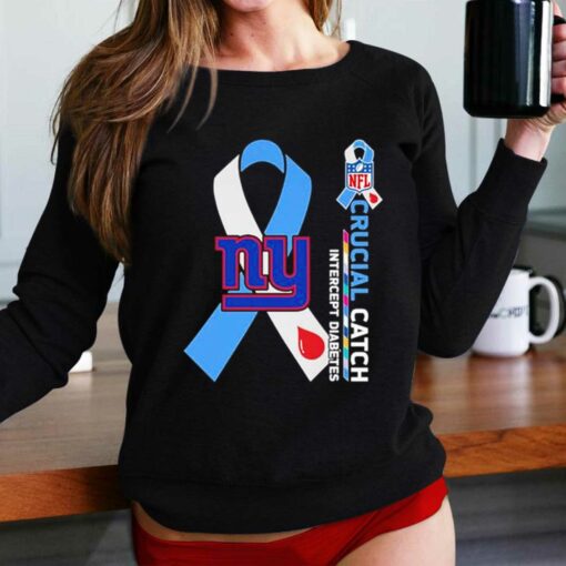 New York Giants Crucial Catch Intercept Diabetes 2023 T-shirt