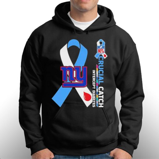 New York Giants Crucial Catch Intercept Diabetes 2023 T-shirt